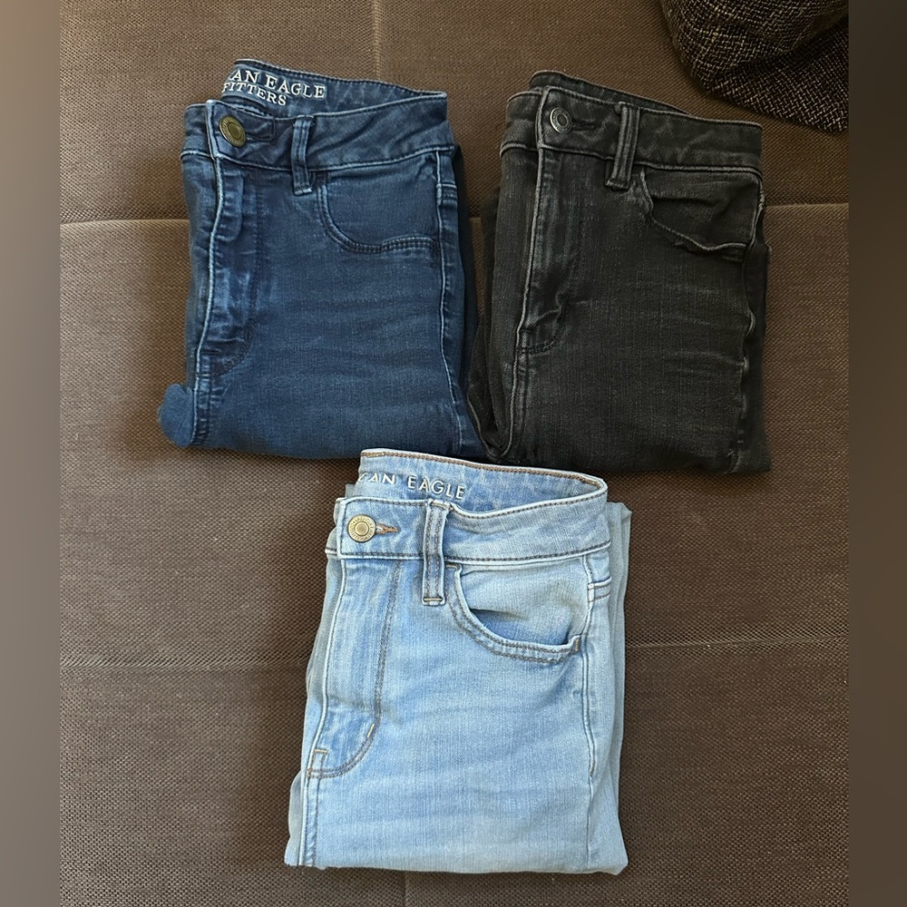 American Eagle Jeans Trio